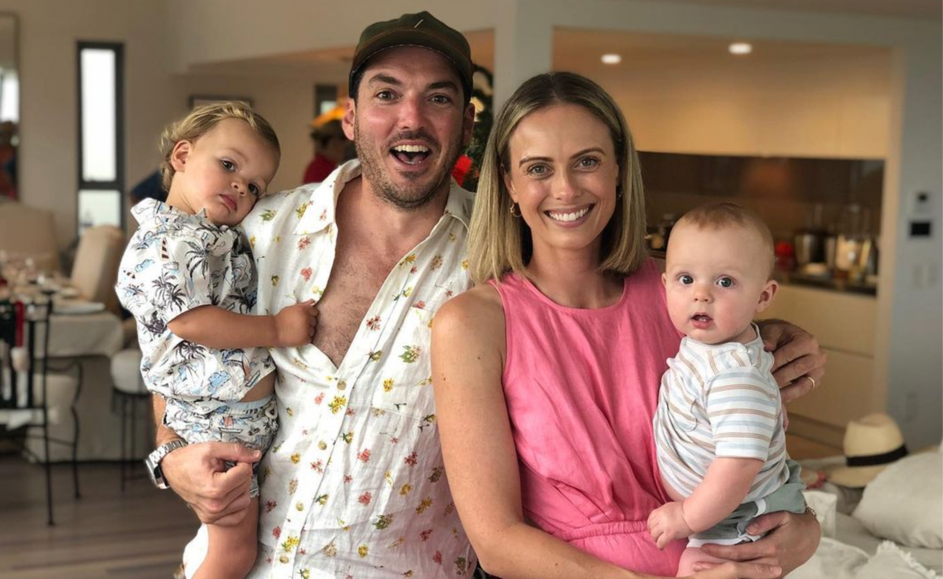 The lucky four! Sylvia Jeffreys and Peter Stefanovic’s cutest family photos with their adorable sons Henry and Oscar