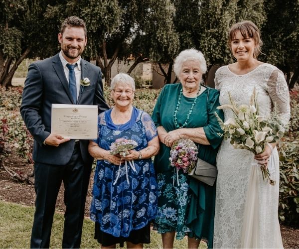 REAL LIFE: These two amazing nans joined forces to make sure their grandchildren’s wedding was extra special