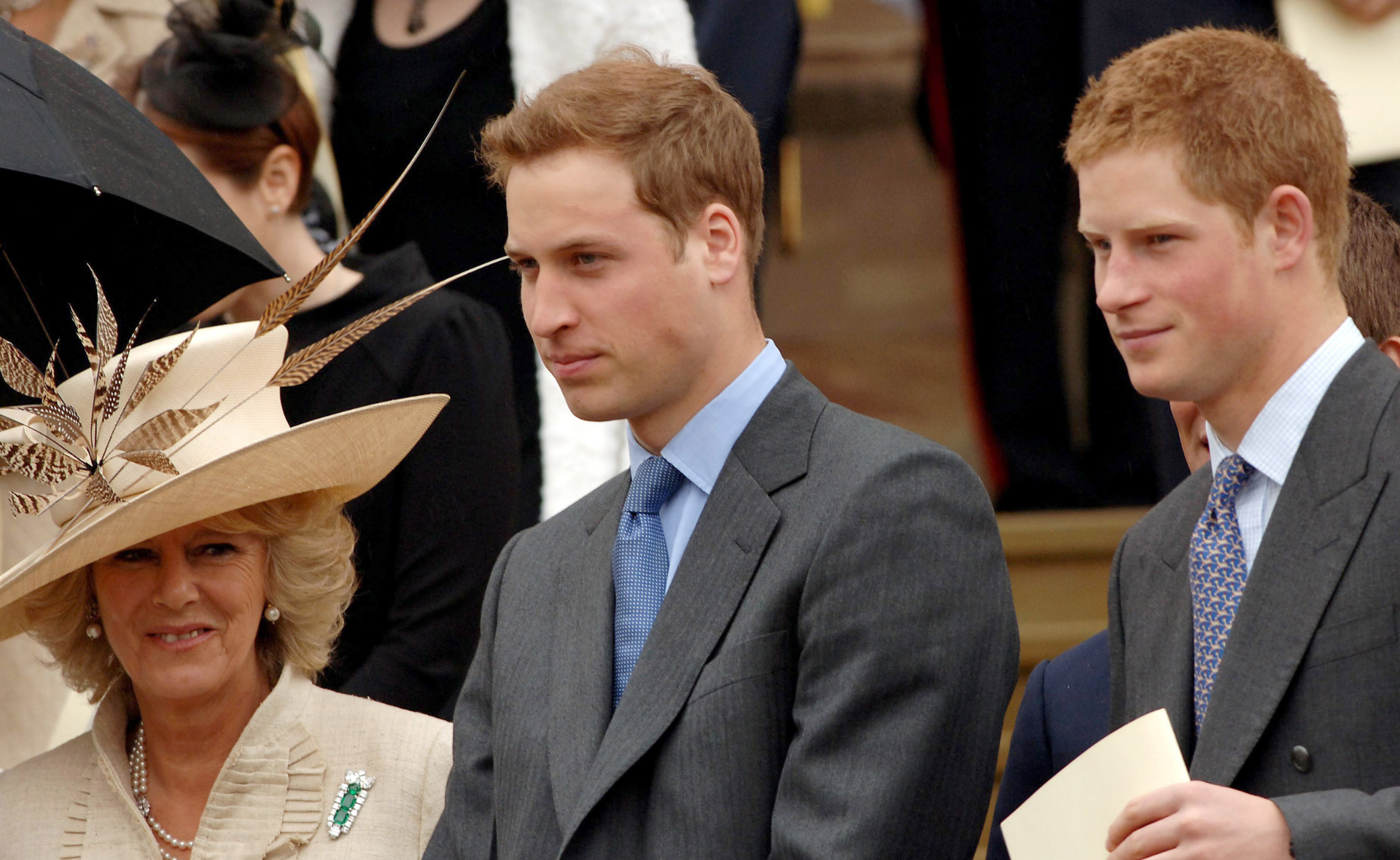 What is Camilla’s relationship with her stepsons Prince William and Prince Harry like?