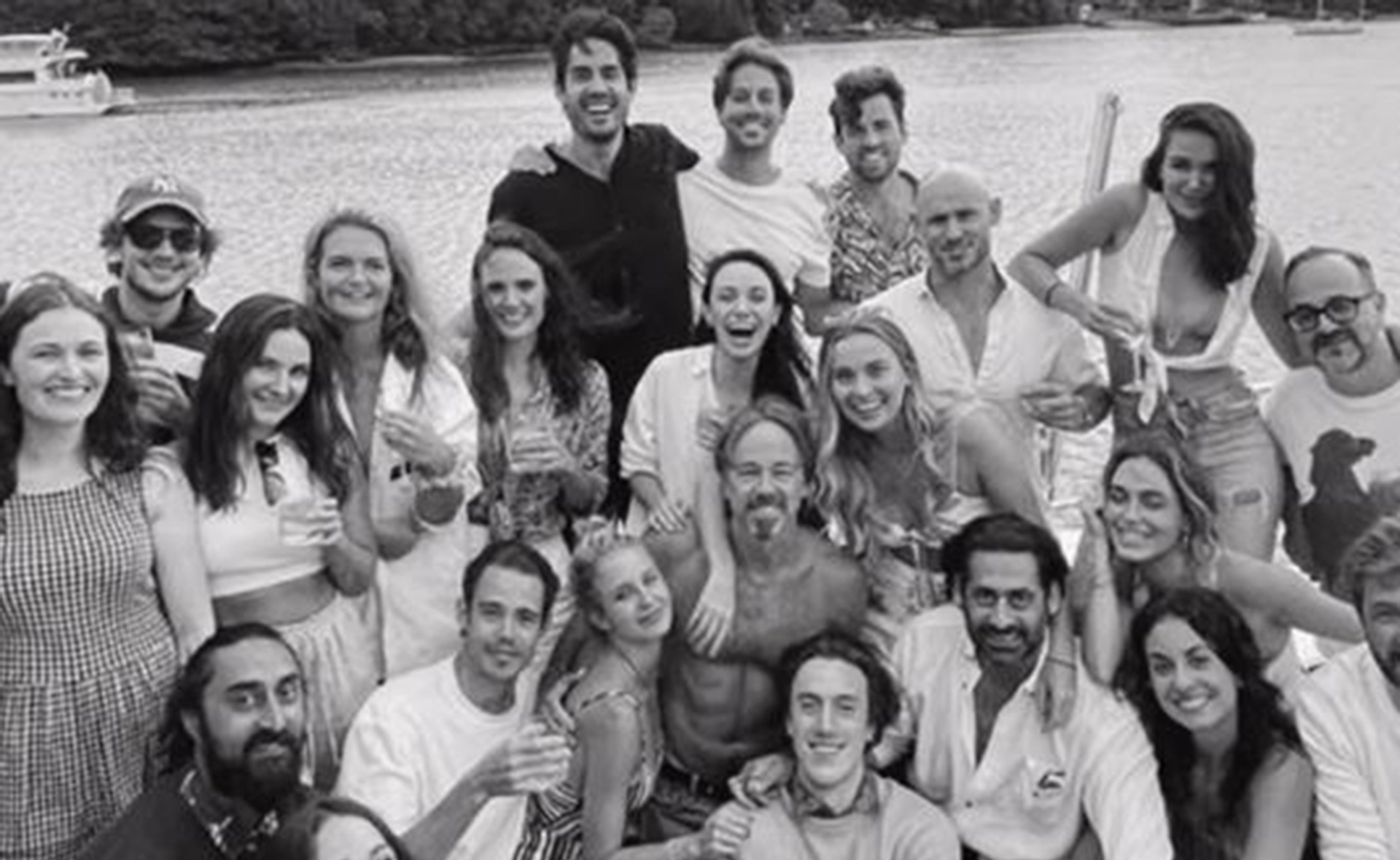 Home and Away stars party the night away on a luxurious yacht to celebrate Lincoln Younes’ birthday