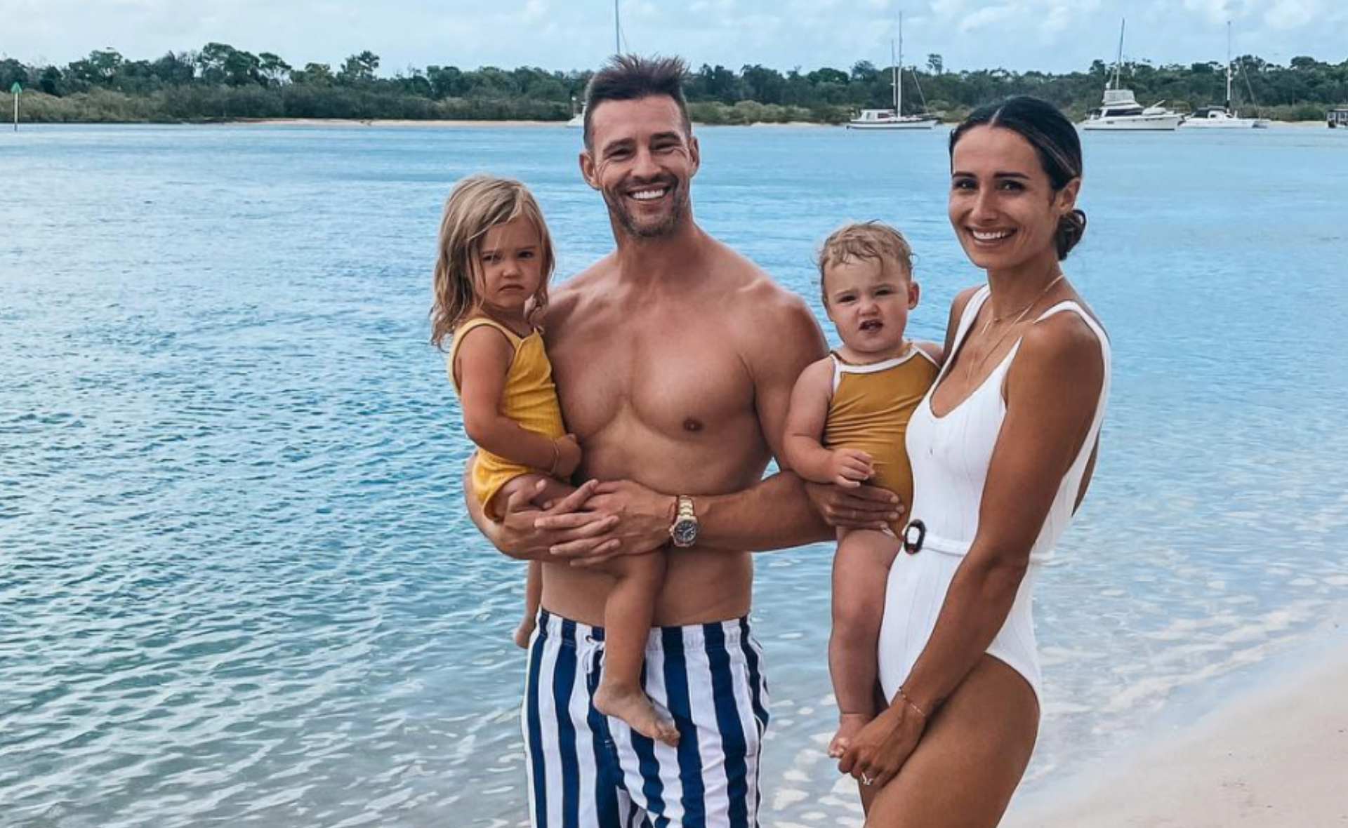 Talk about genetically blessed! Kris Smith and Sarah Boulazeris’ cutest family moments captured on camera