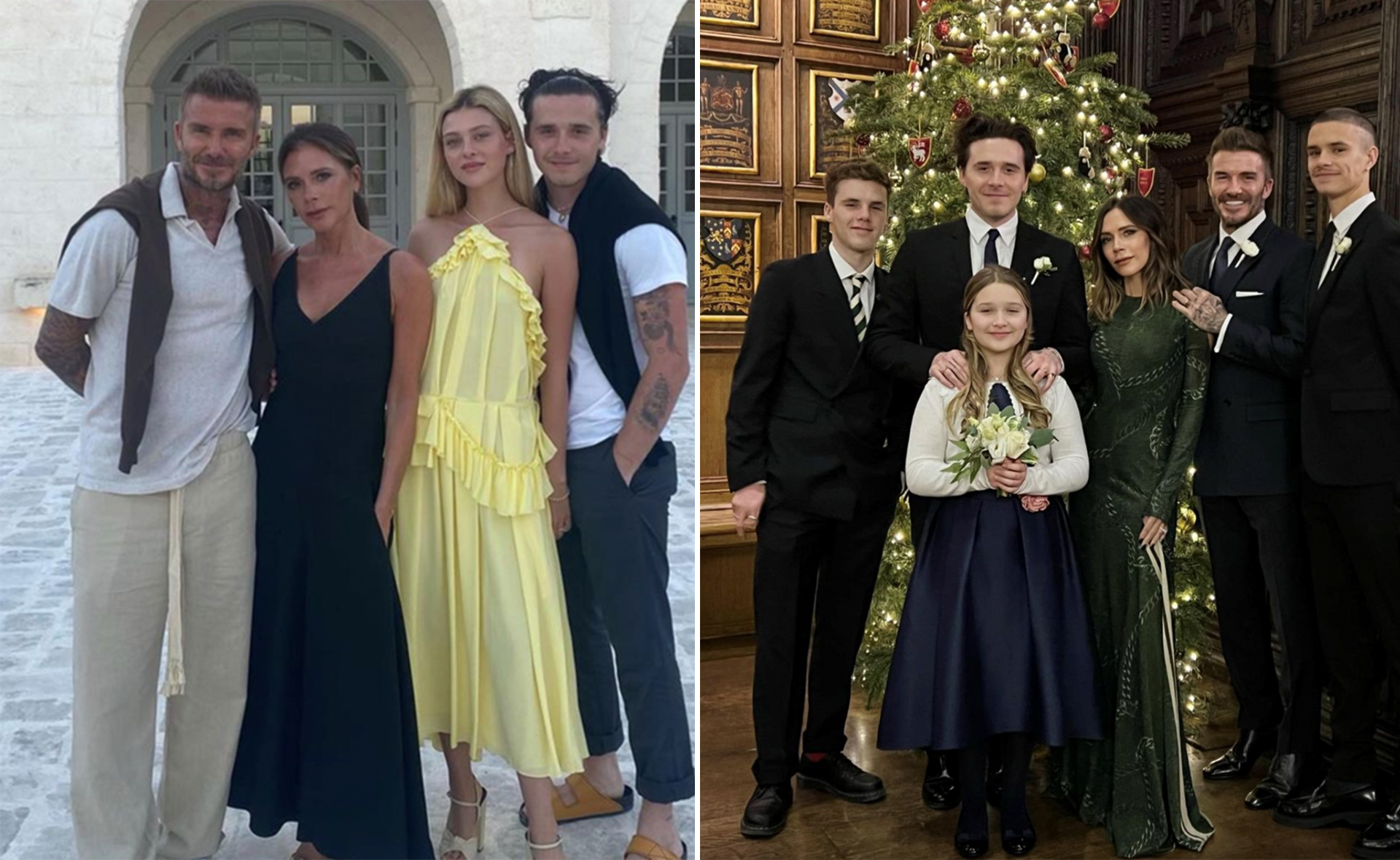As the Beckhams prepare to welcome Brooklyn’s fiancée Nicola Peltz into their family, we look back at their sweetest pics