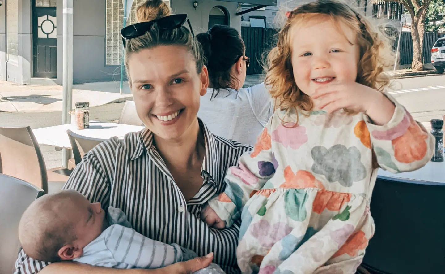 After two on-air pregnancy announcements, Edwina Bartholomew’s family life is sweeter than ever