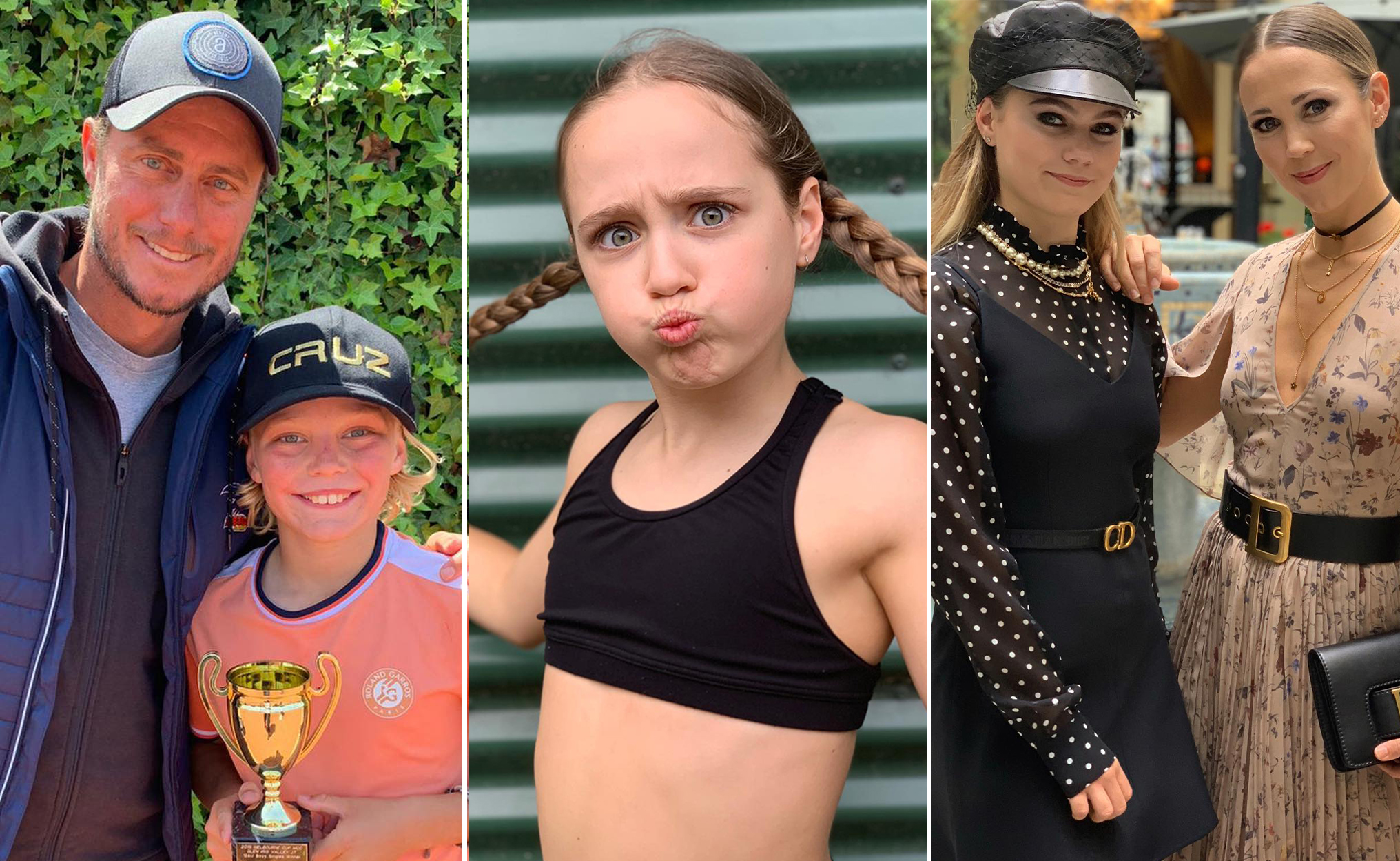 Bec and Lleyton Hewitt’s three kids are their mini-mes! See the best pics of Mia, Ava and Cruz