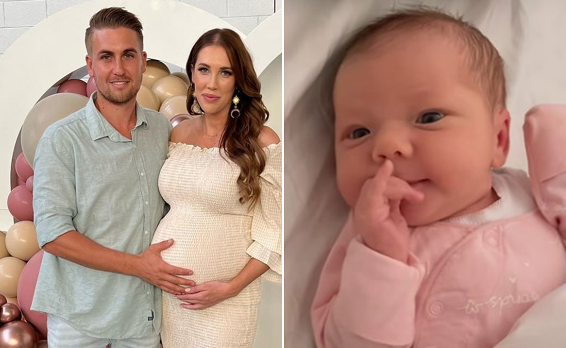 MAFS star Beck Zemek reveals her newborn daughter’s unique name and shares details of her mammoth labour