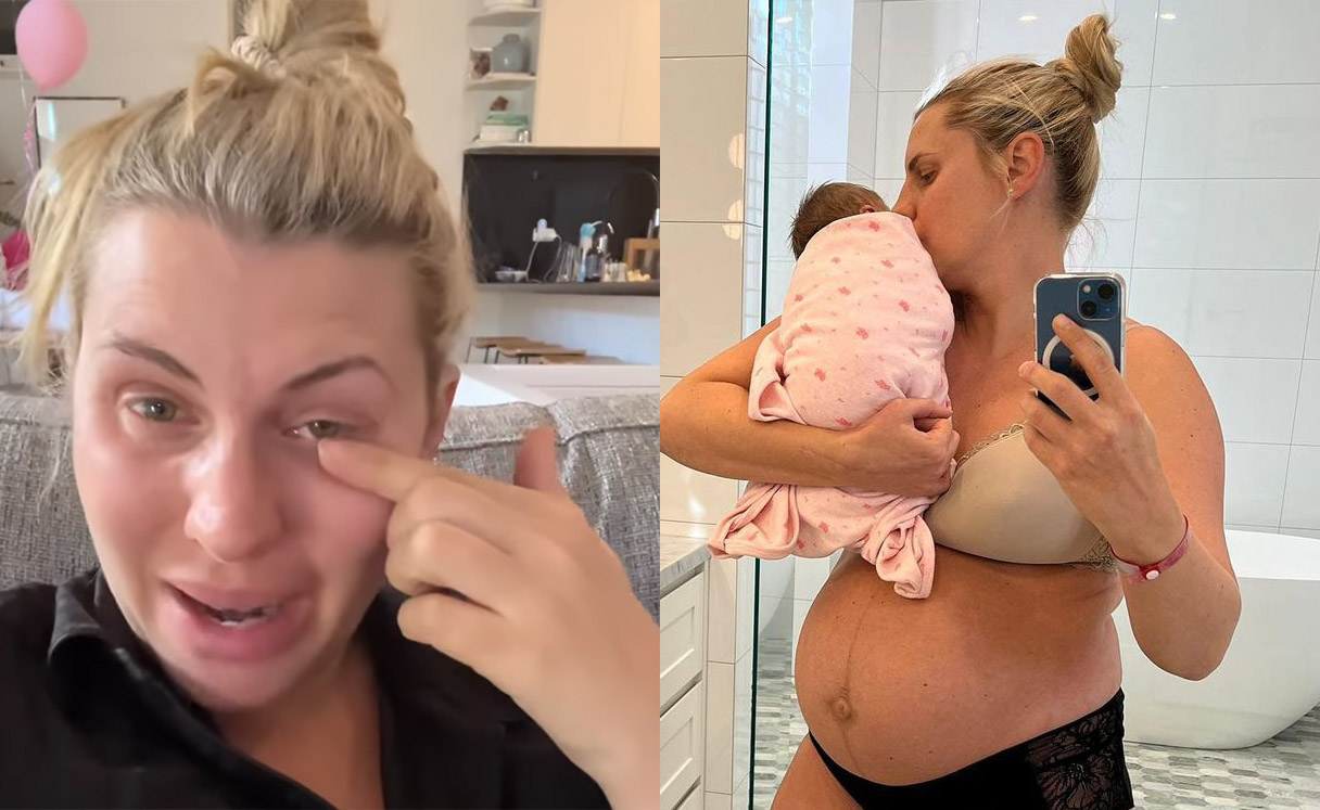 Tiffiny Hall’s emotional breakdown over her postpartum body is a struggle every new mum can relate to