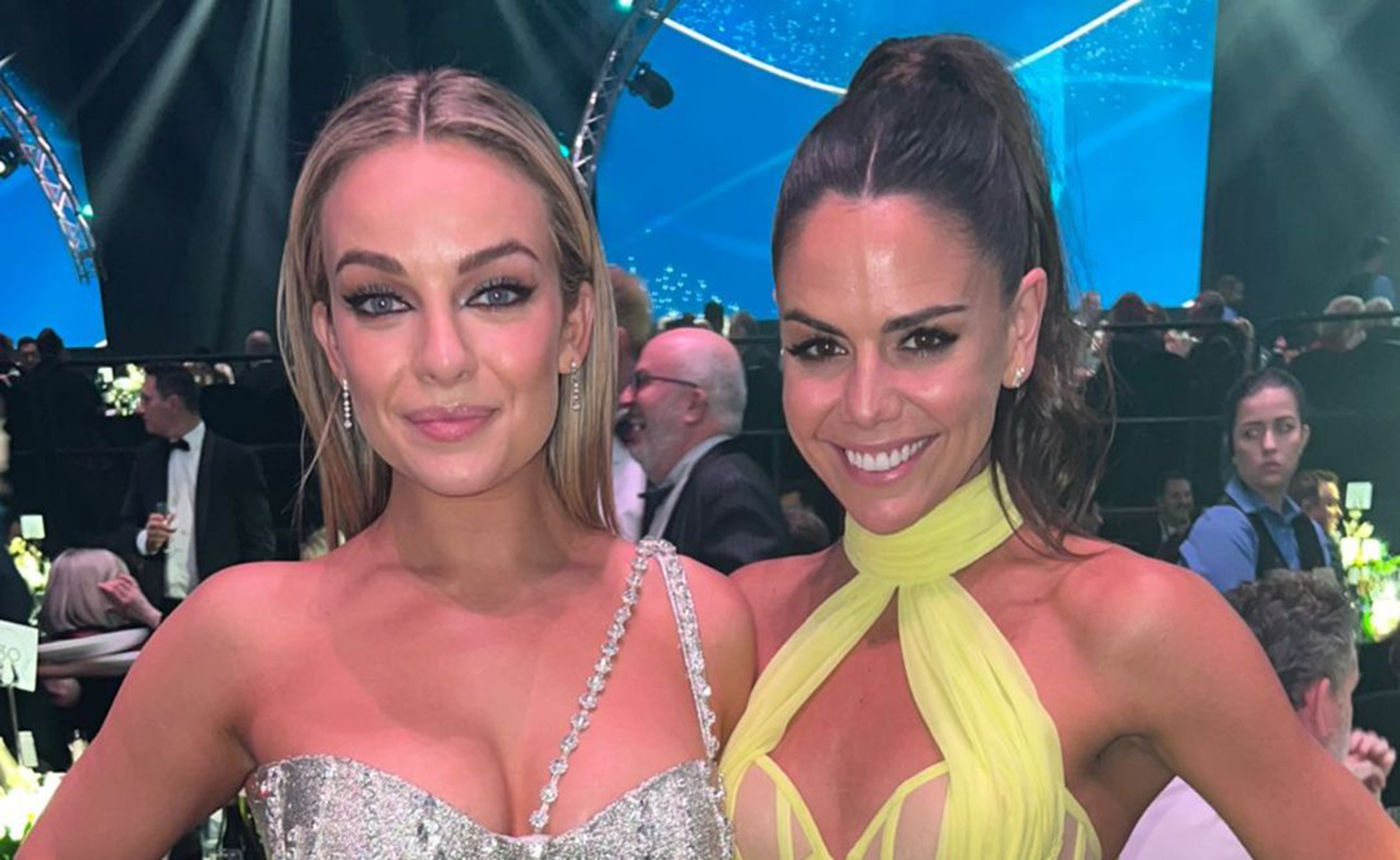 Abbie Chatfield and Home and Away’s Emily Weir reunite at the TV WEEK Logie Awards and reveal their unexpected friendship
