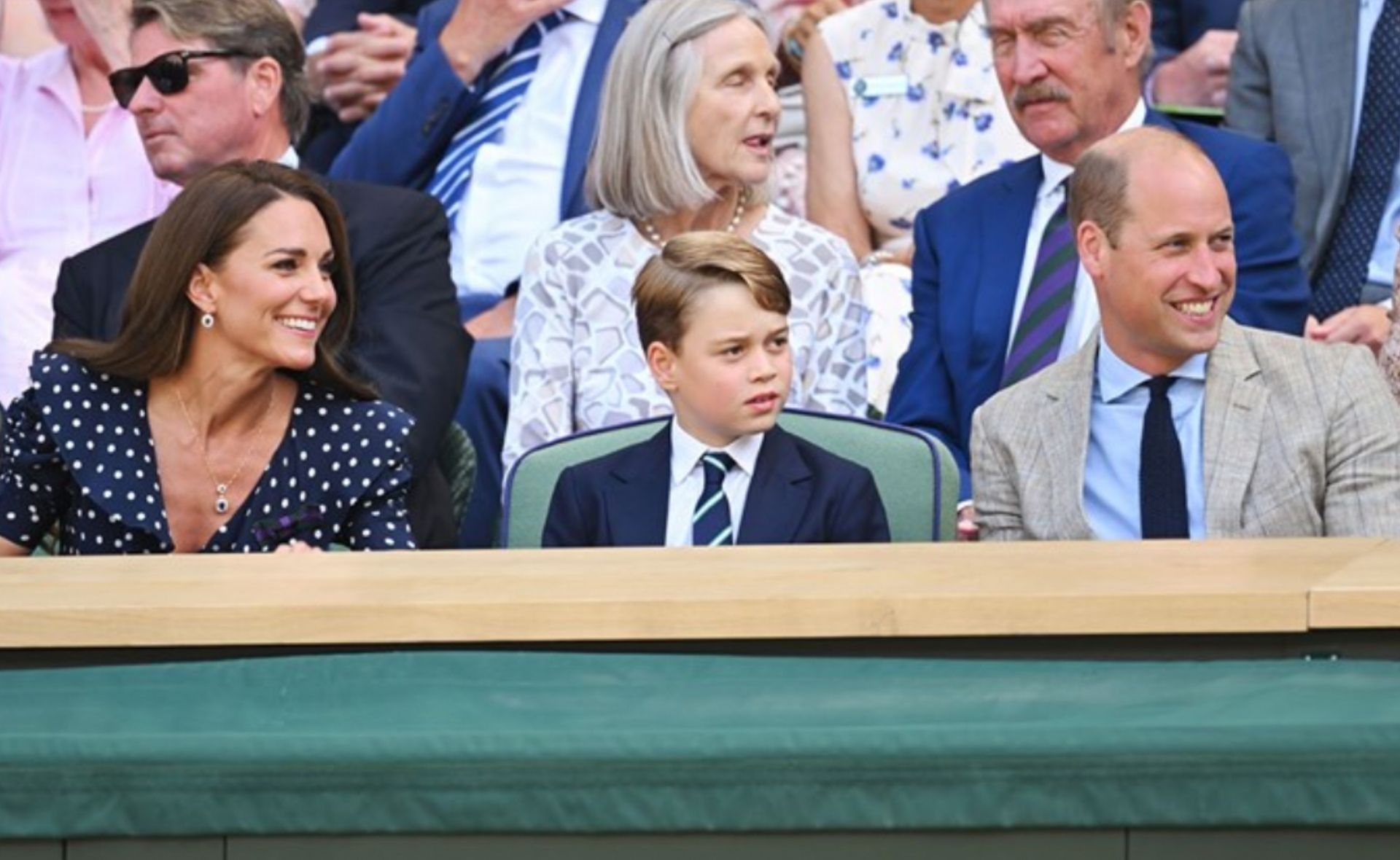 Prince George makes his Wimbledon debut and shares a precious moment with his mum, Catherine, Duchess of Cambridge
