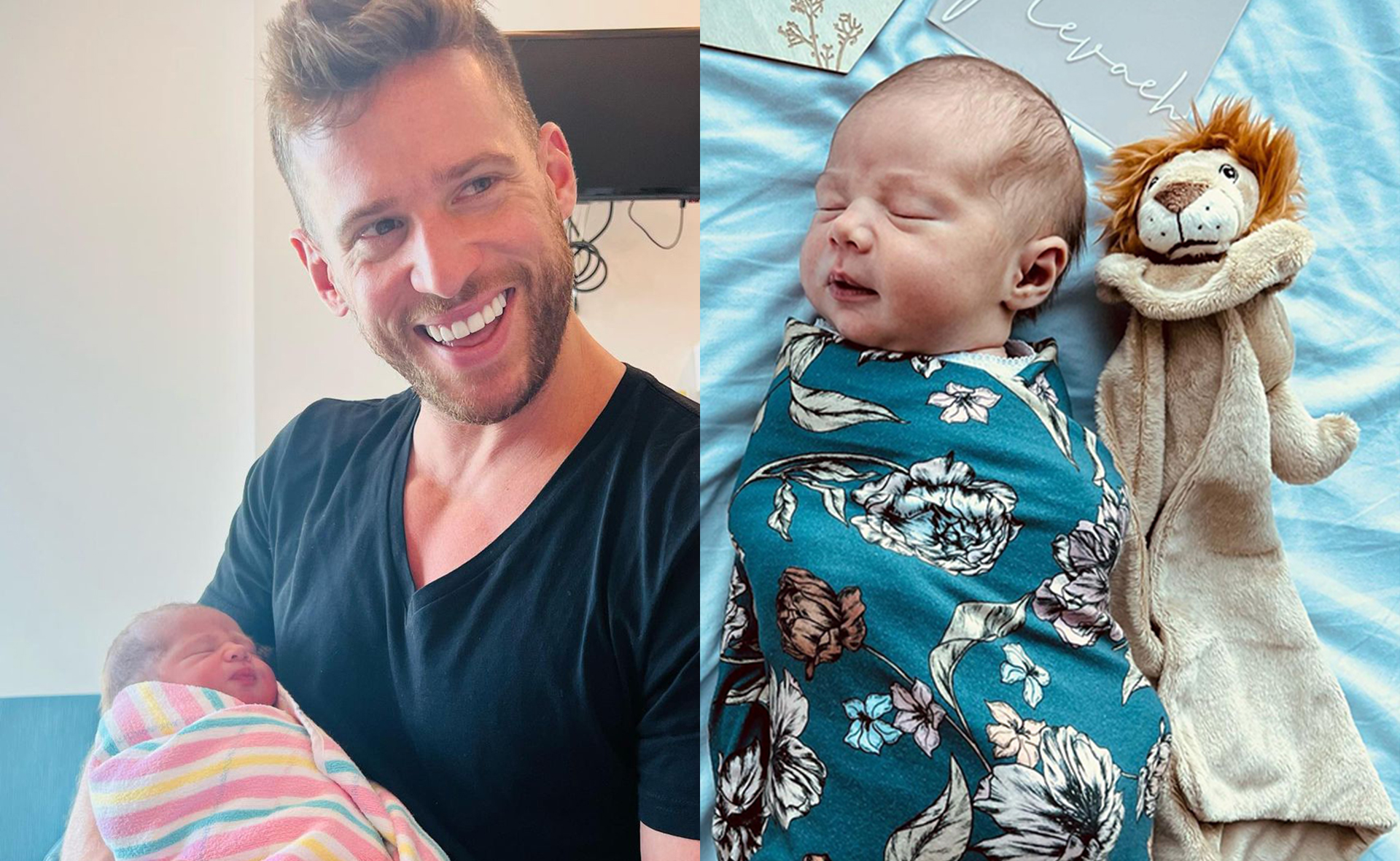 Home and Away alum Dan Ewing and his fiancée Kat Risteska welcome their first baby together