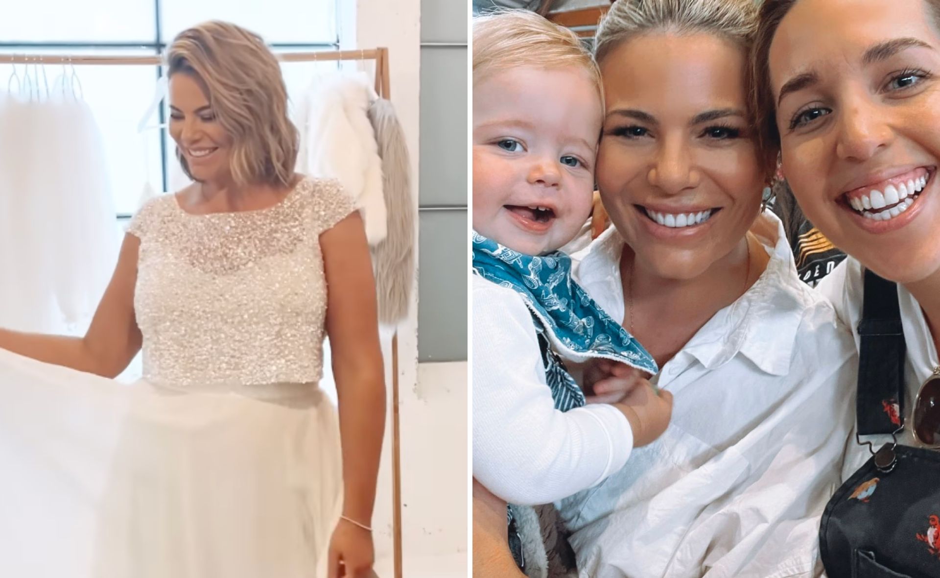 “Not long now”: Fiona Falkiner stuns as she shows off her wedding dress ahead of her nuptials with Hayley Willis