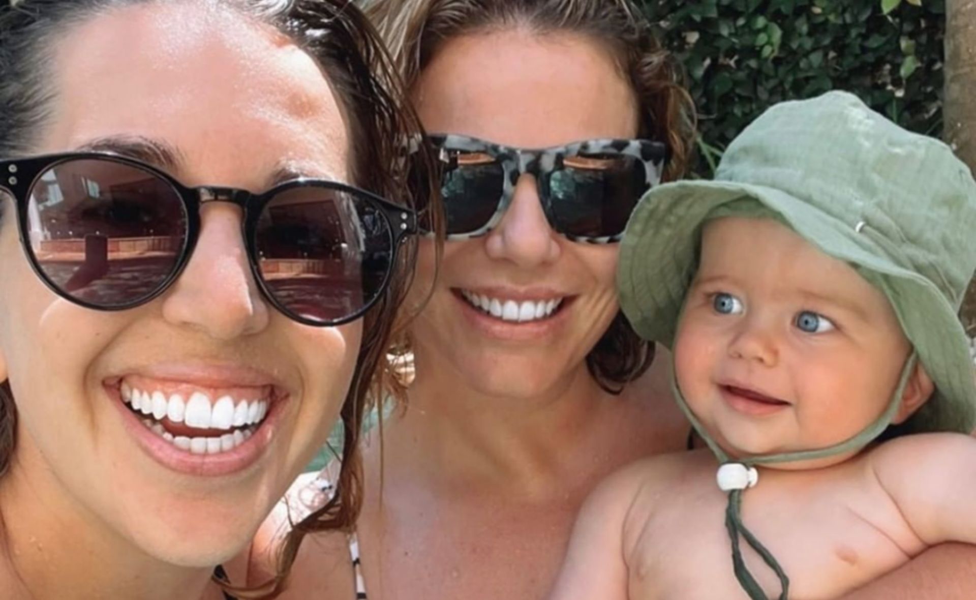 It’s a boy! Fiona Falkiner and Hayley Willis welcome their second child three weeks early