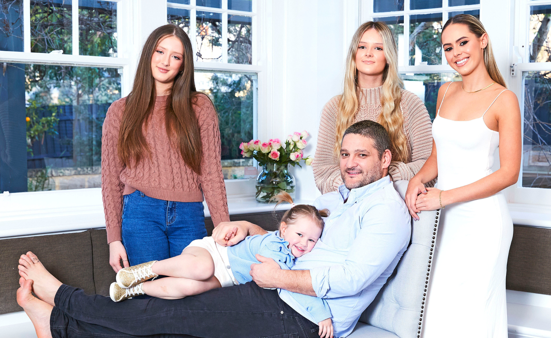 EXCLUSIVE: Brendan Fevola has left behind his wild days to be a dedicated dad to four girls
