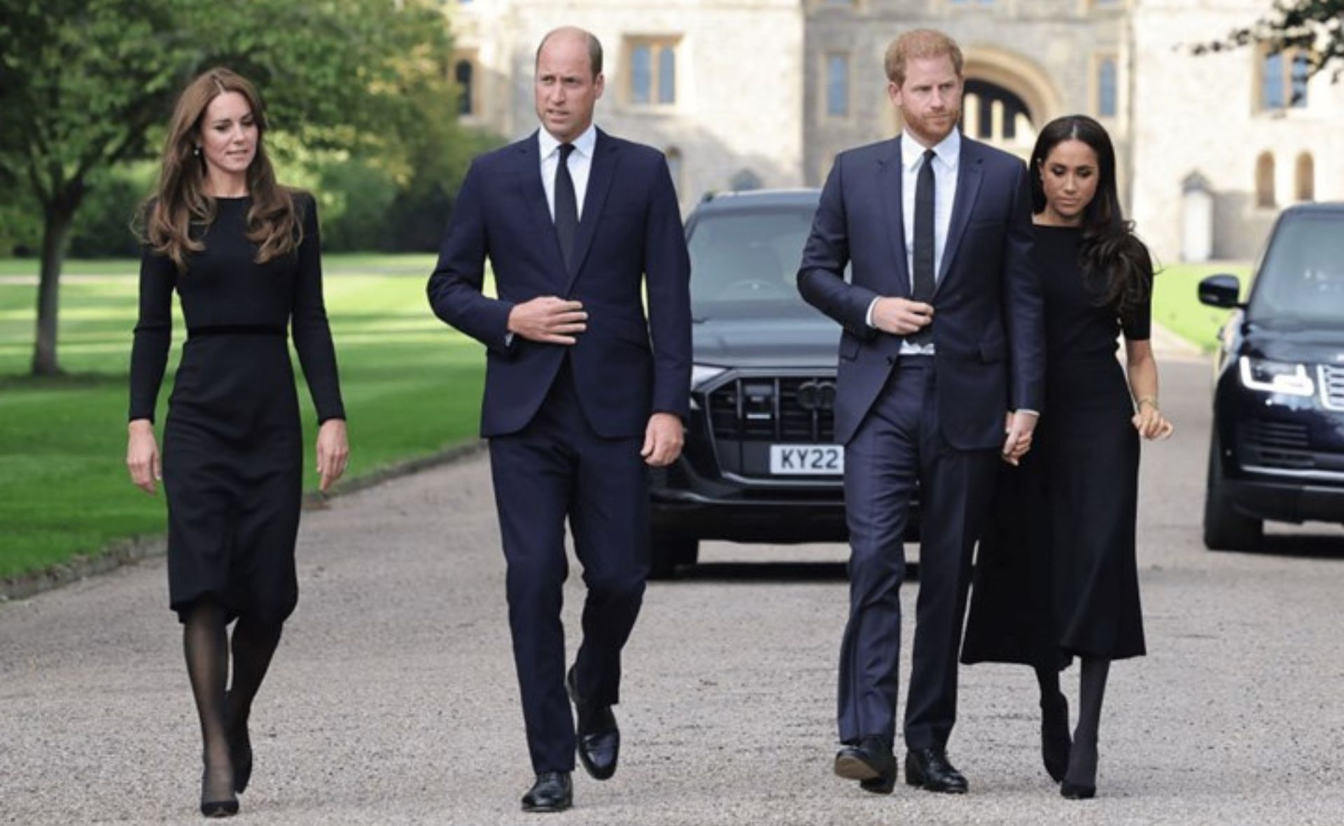 Fab Four united in grief! William, Kate, Harry and Meghan’s public tribute to Queen