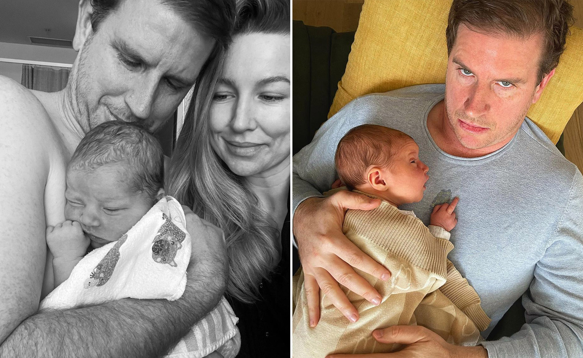 Sam Mac was destined to be a dad and these photos with his and Rebecca James’ daughter Margot prove it
