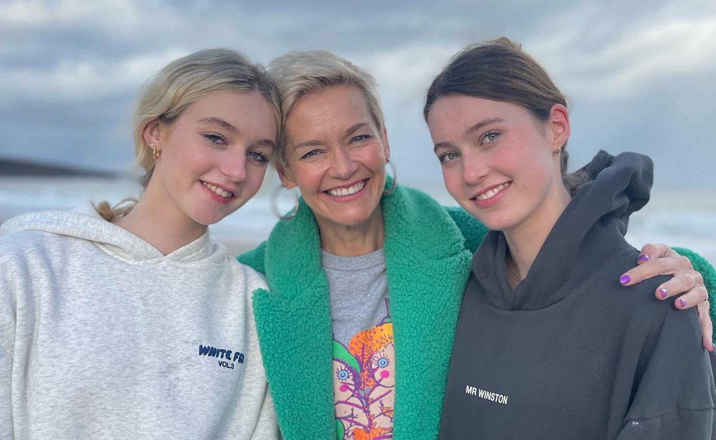 New family photos prove who Jessica Rowe and Peter Overton’s two daughters resemble most