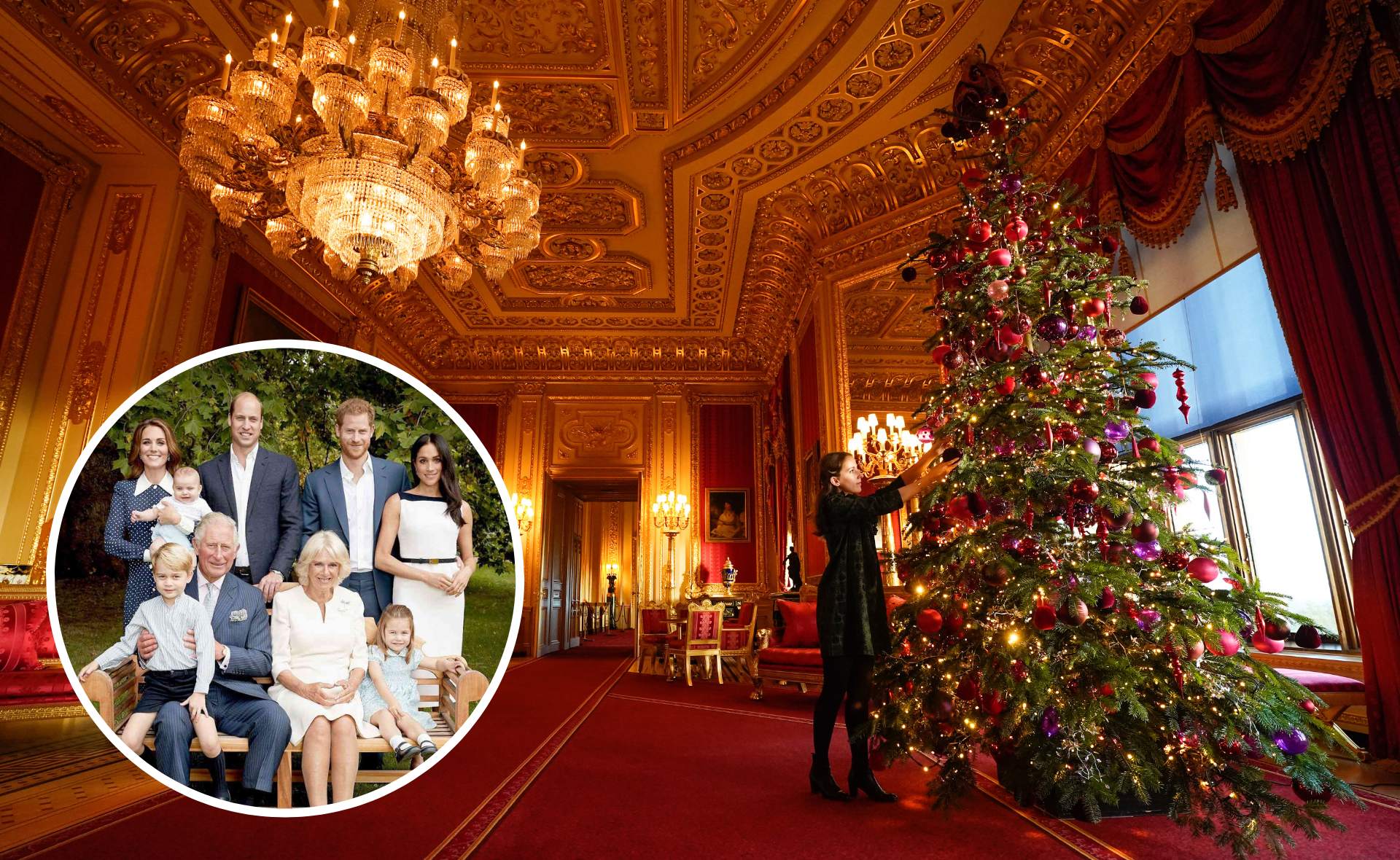 Windsor Castle unveils its beautiful 2023 Christmas decorations!