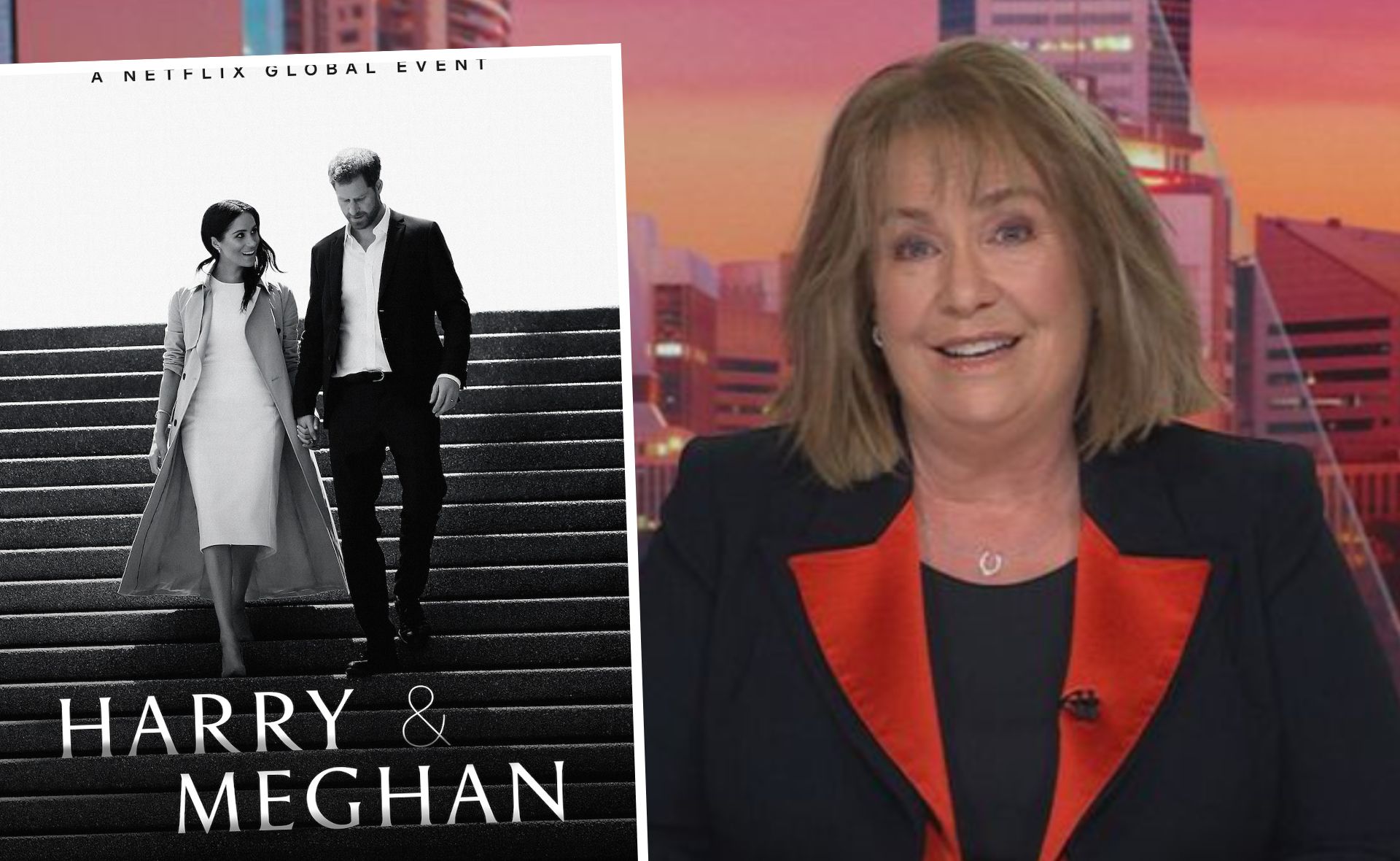 Tracy Grimshaw’s surprise appearance in the Harry & Meghan documentary