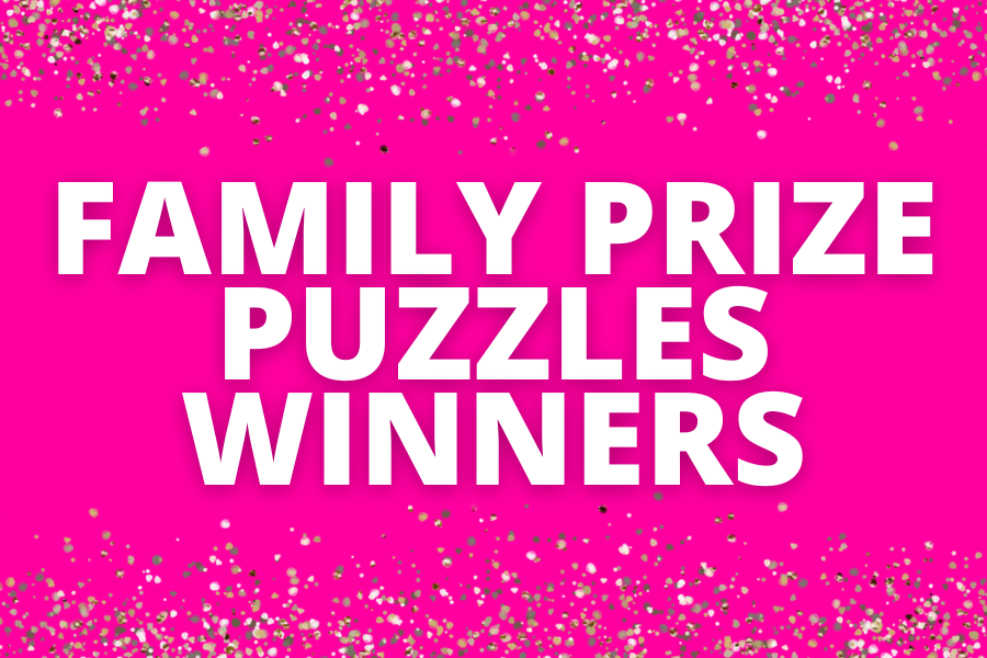 Family Prize Puzzle Book Winners
