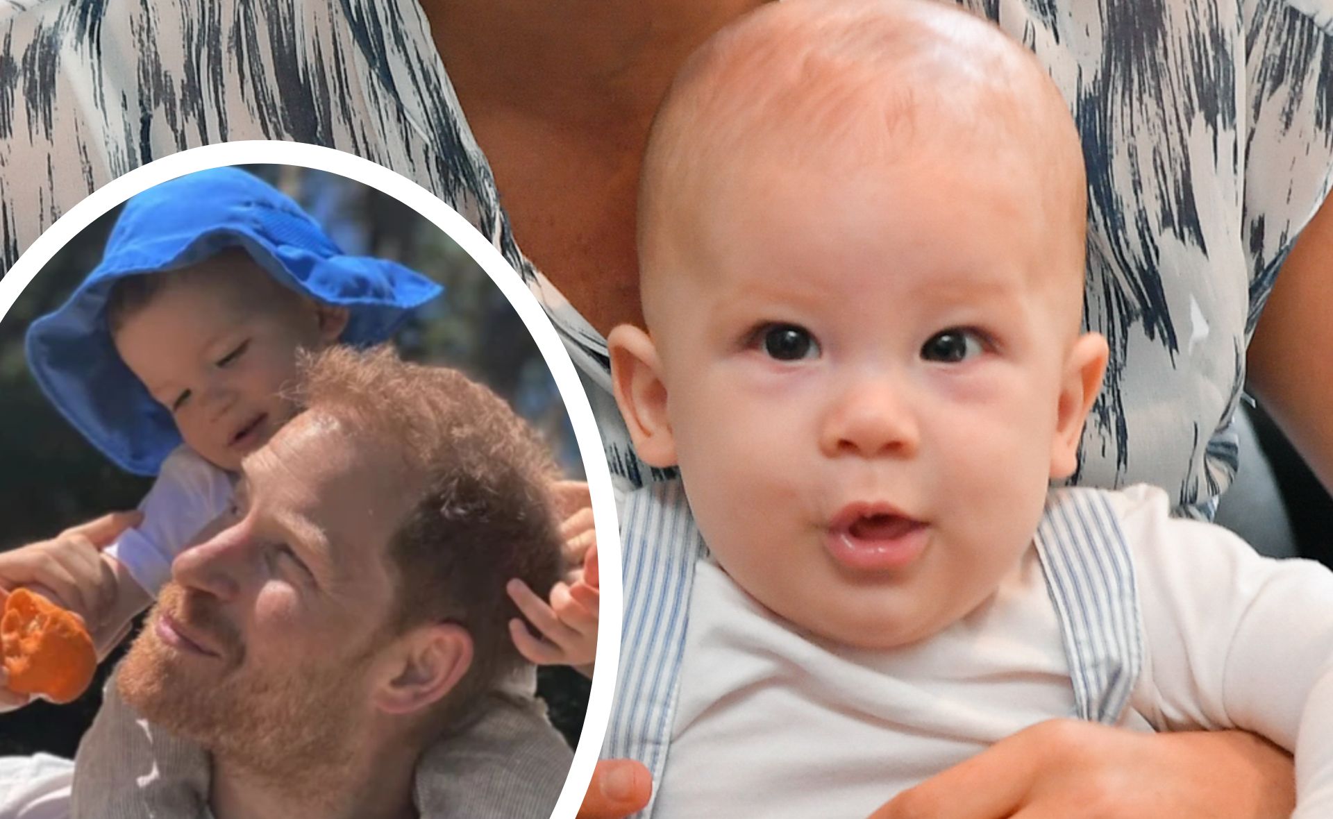 A mop of dark red hair and a heart-melting smile: Here’s what baby Archie looks like