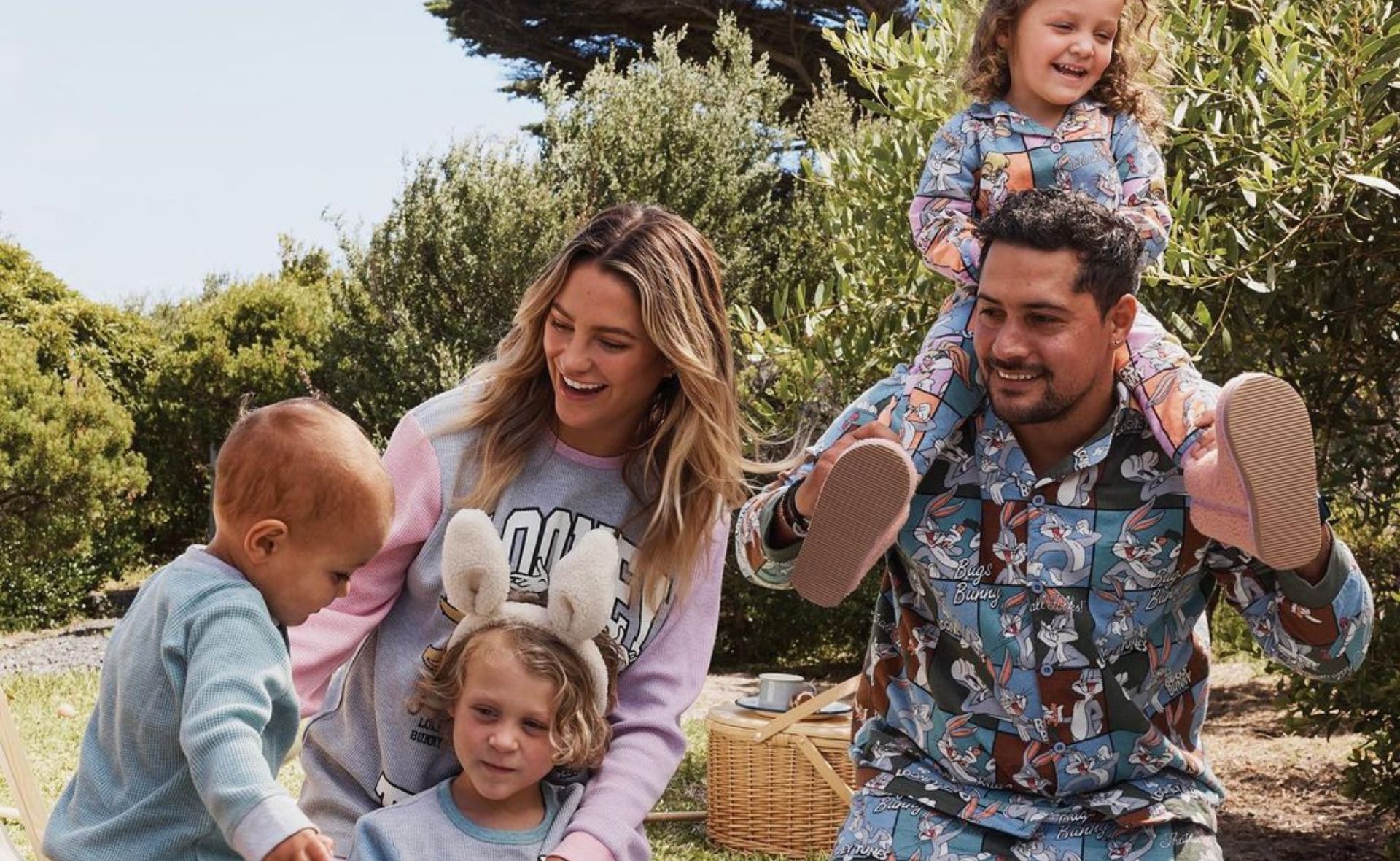 Hop to it and get in the Easter spirit with these matching pyjamas for the whole family
