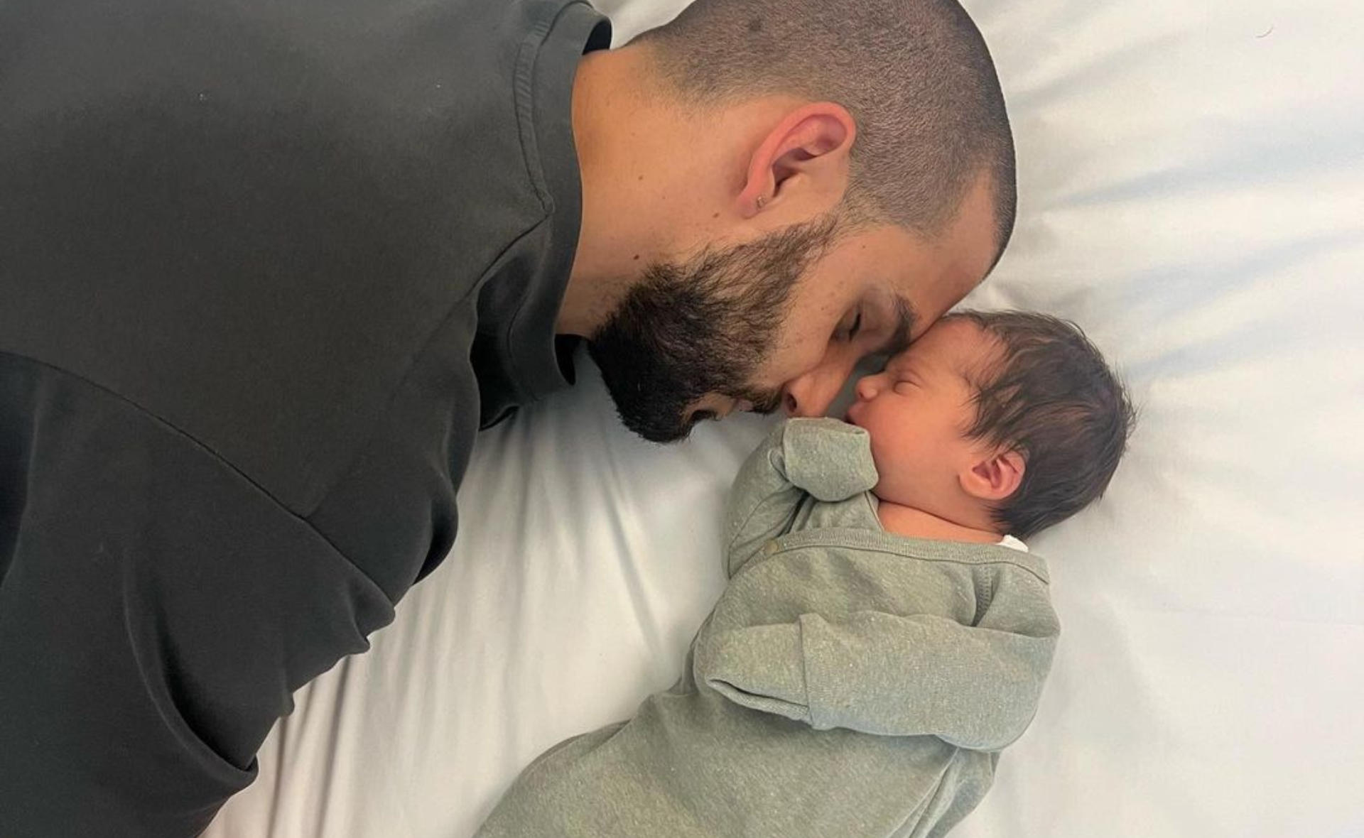 All the adorable snaps of Martha Kalifatidis and Michael Brunelli’s newborn son Lucius