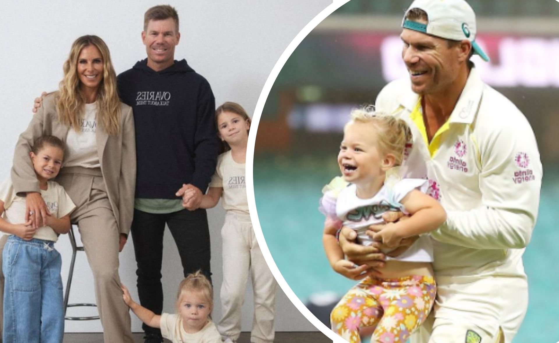How one Twitter message led to romance, marriage and a family for David and Candice Warner