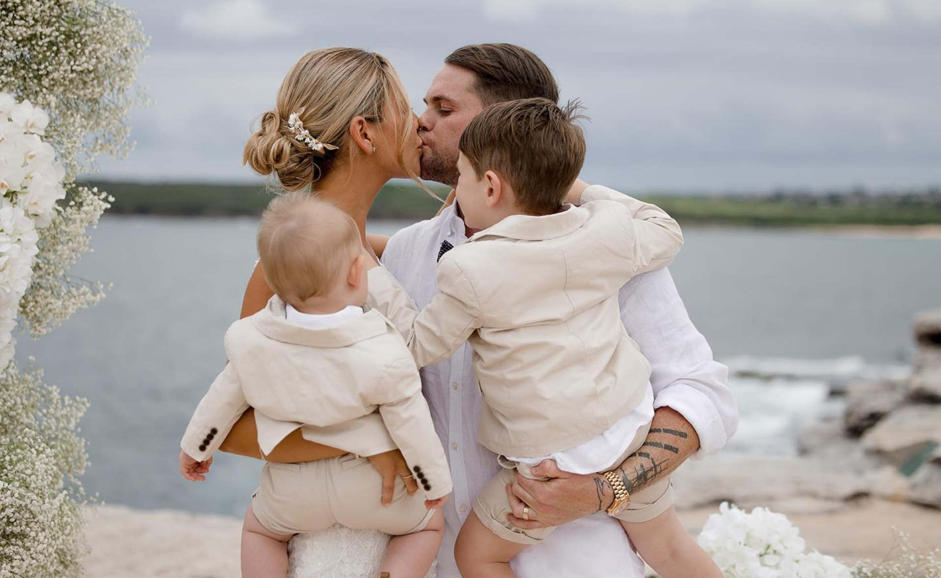 Bondi Rescue star marries in romantic oceanside ceremony