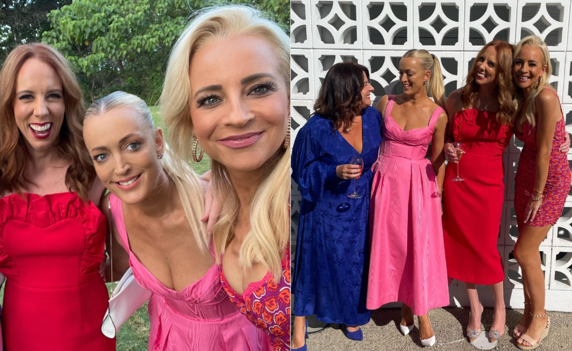 Carrie Bickmore and Jackie Henderson enjoy girls weekend at Byron Bay bash