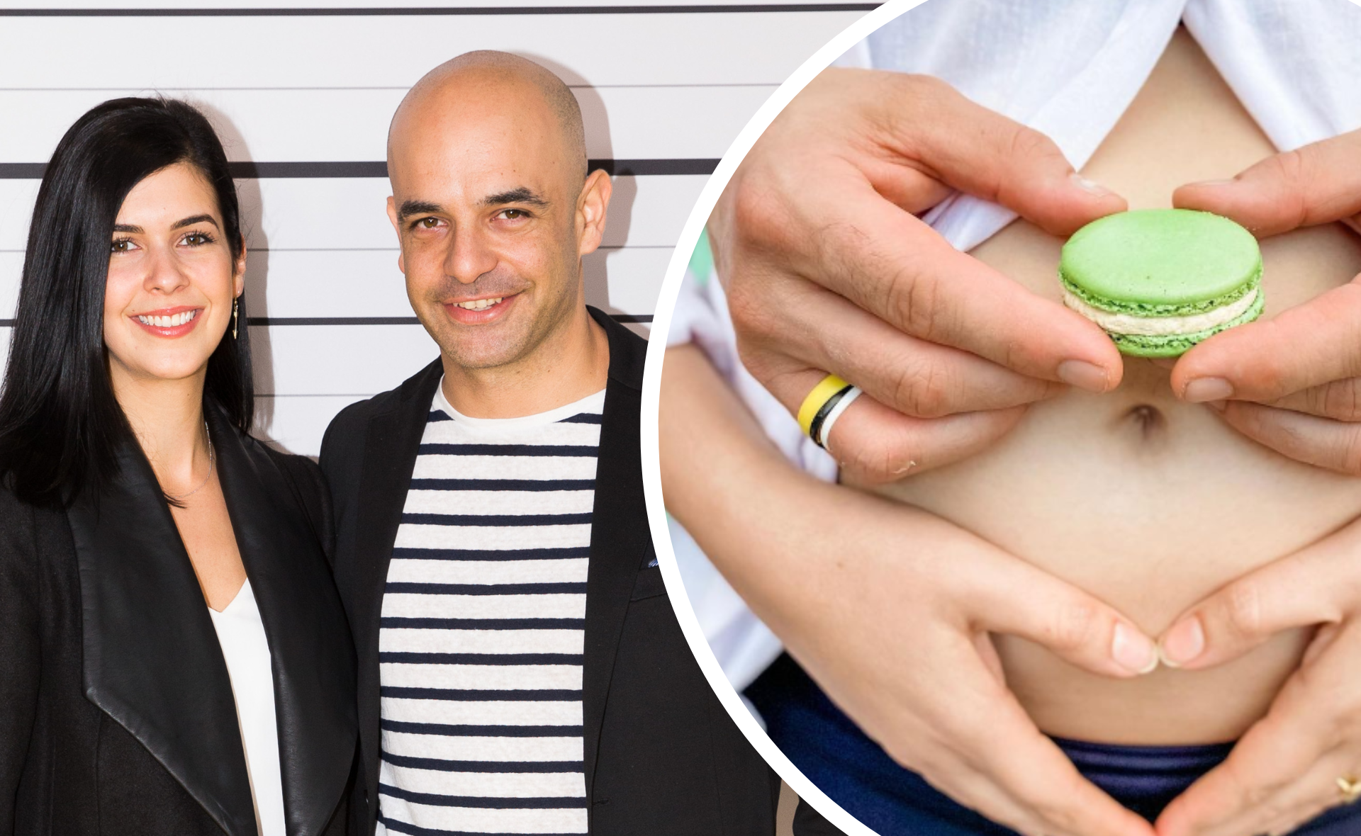 Dessert Chef Adriano Zumbo and wife Nelly have welcomed their first child