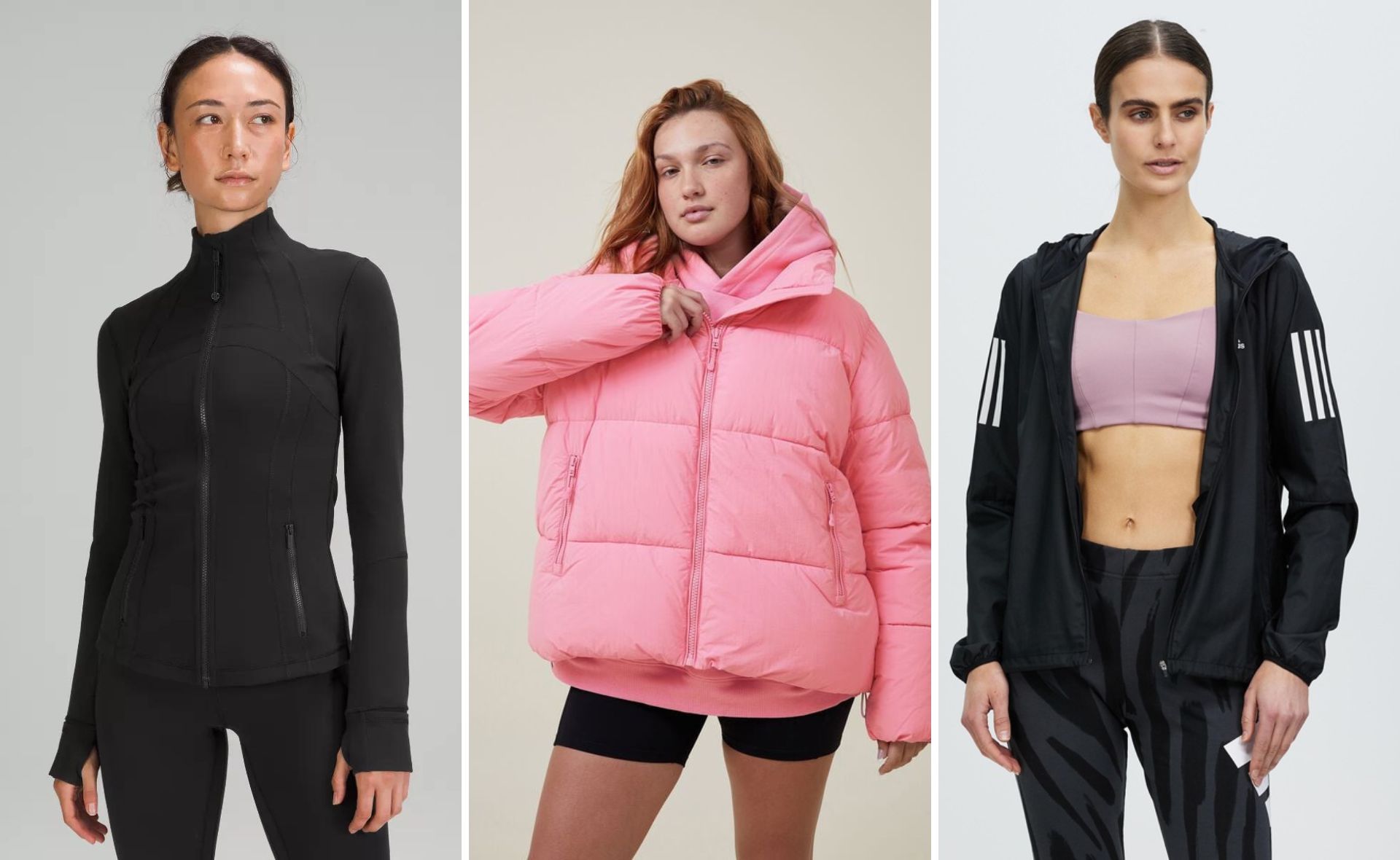Elevate your workout wardrobe with the best activewear jackets to suit all of your needs