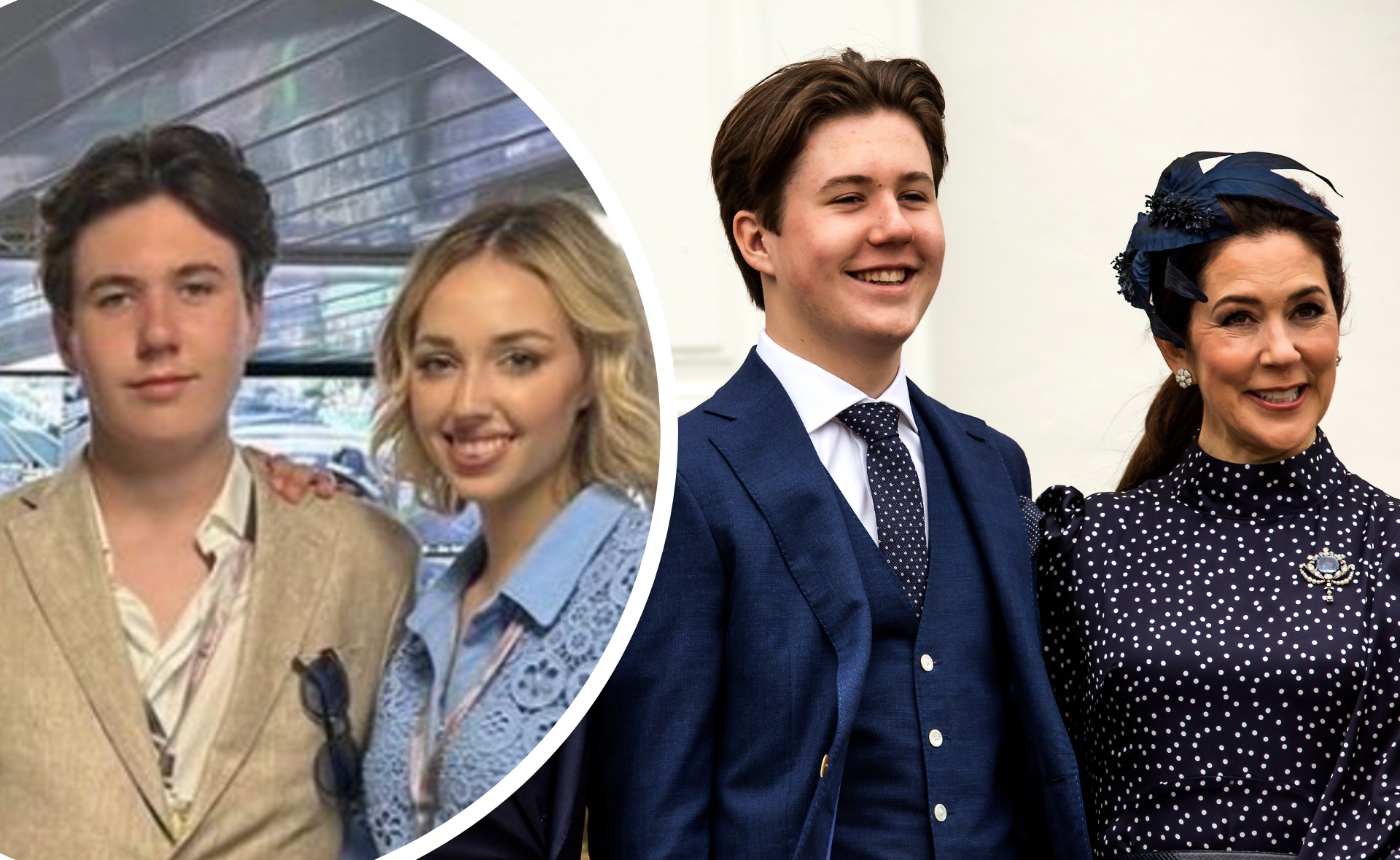 Prince Christian of Denmark steps out with rumoured girlfriend at Monaco Grand Prix
