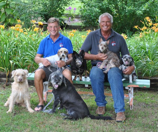 Danny Robertshaw and Ron Danta have opened their home up to over 13,000 dogs … look inside!