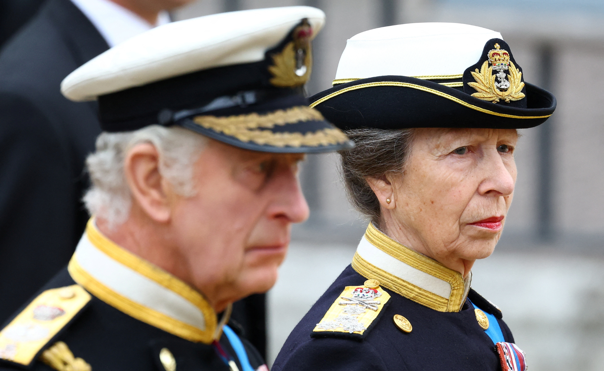 King Charles and Princess Anne make an emotional return to Balmoral Castle
