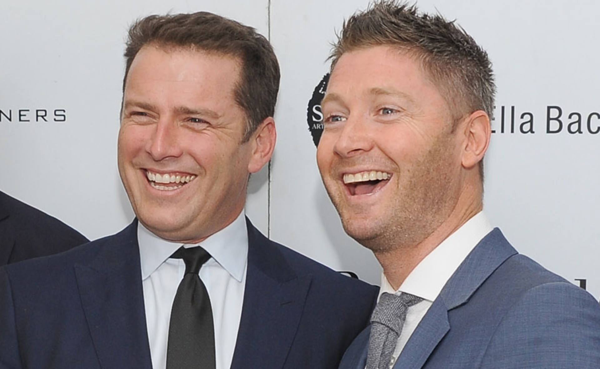 Karl Stefanovic and Michael Clarke allegedly not on speaking terms six months after Noosa fight