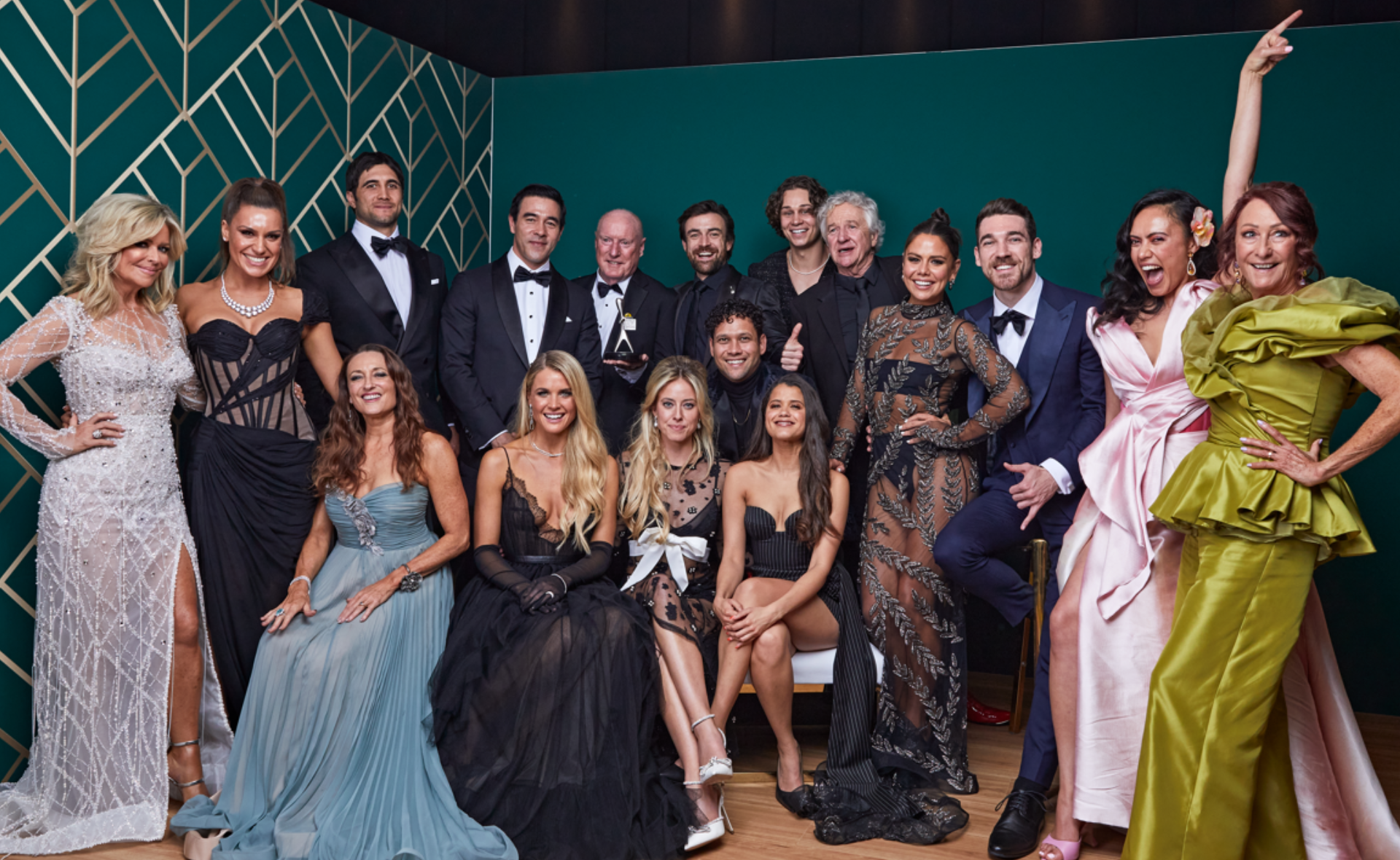The cast of Home and Away toast to their long-running legacy