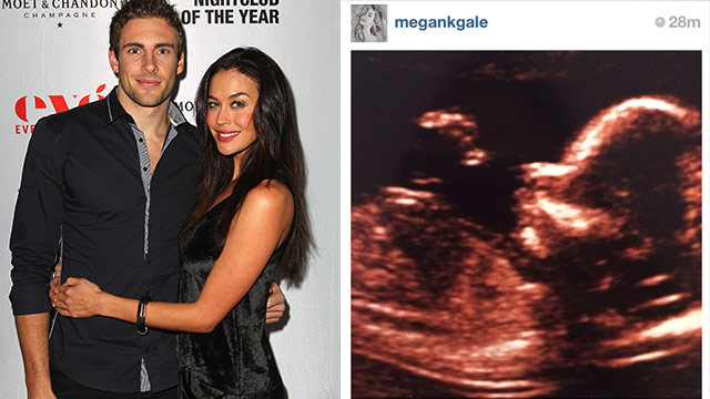Megan Gale is pregnant!