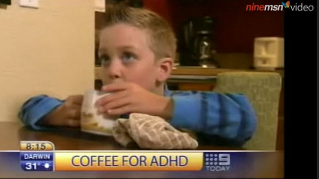 US boy drinks coffee to stop ADHD
