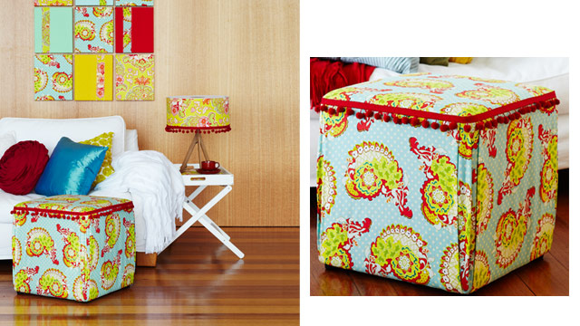 No sew make-overs: How to spruce up an ottoman