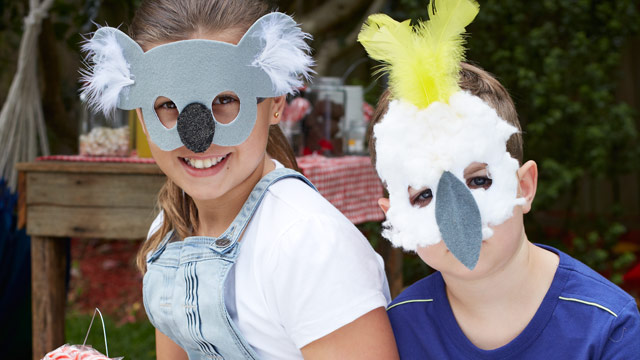 Do-it-yourself: Australia Day animal masks