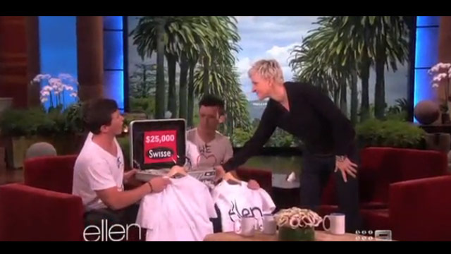 Ellen gives Aussie brothers $25,000