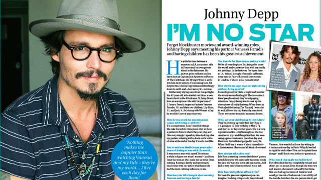 Johnny Depp: I'm no star