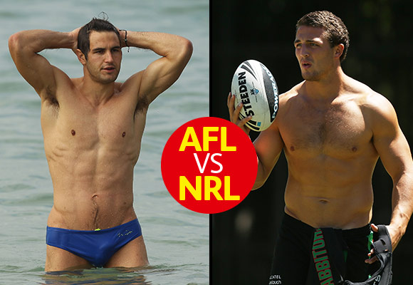 The hottest footy players: AFL VS NRL