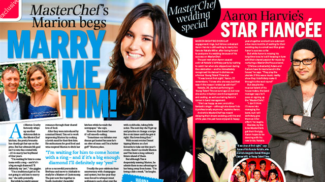 Masterchef's Marion wants to be married