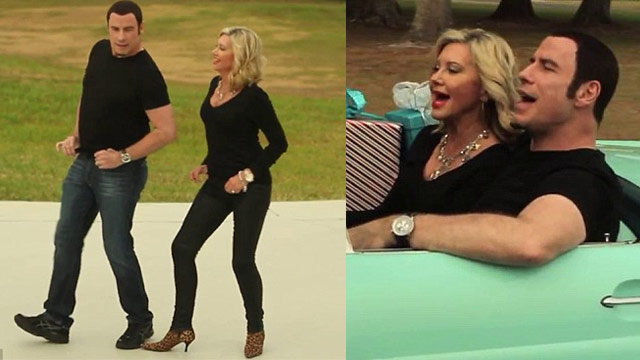 Watch John Travolta and Olivia Newton John in new music video