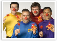 The Wiggles see red