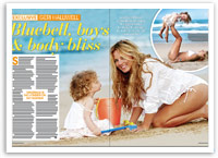 Geri Halliwell exclusive: Bluebell, boys and body bliss