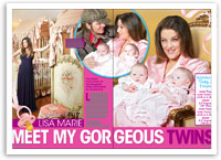 Lisa Marie Presley: Meet my gorgeous twins