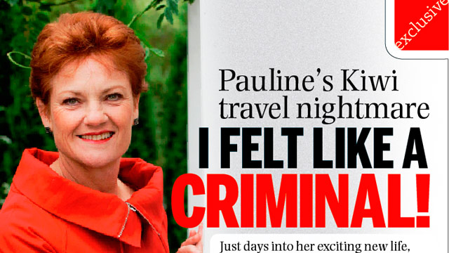 Pauline Hanson's travel nightmare