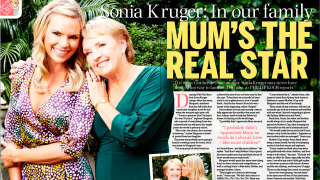 Sonia Kruger: Mum's the real star!