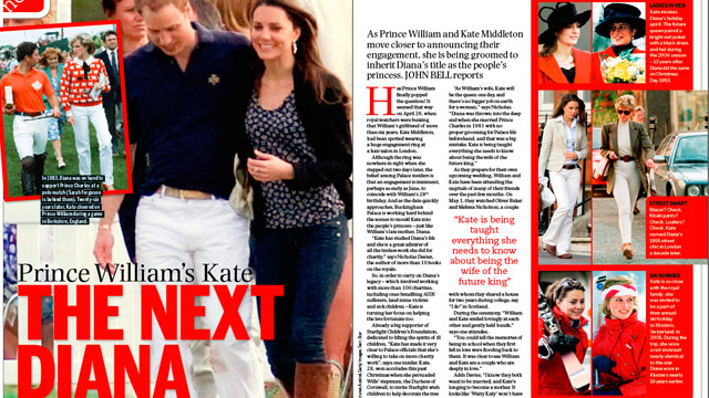 Prince William's Kate the next Diana